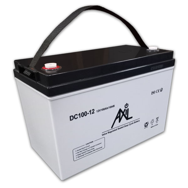 Axil 100Ah 12V AGM Deep Cycle Batteries