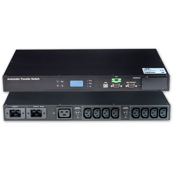 Axil 16A Rack-mounted ATS