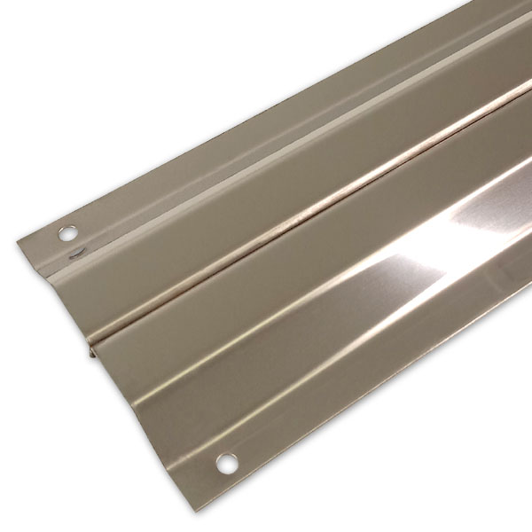 Axil Stainless Steel Dual Channel Floor Trunking