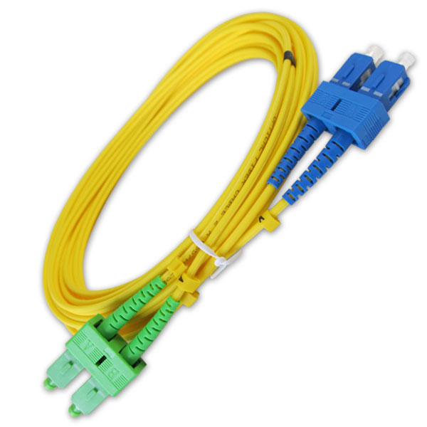Axil Single Mode Duplex Patch Lead 1m (SC/APC - SC)